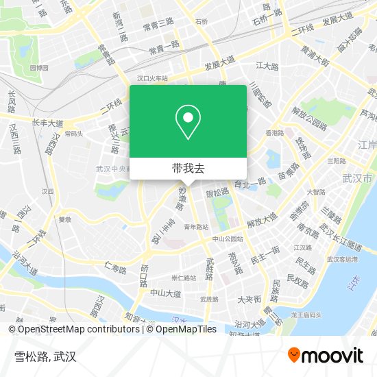 雪松路地图