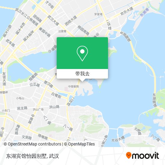 东湖宾馆怡园别墅地图