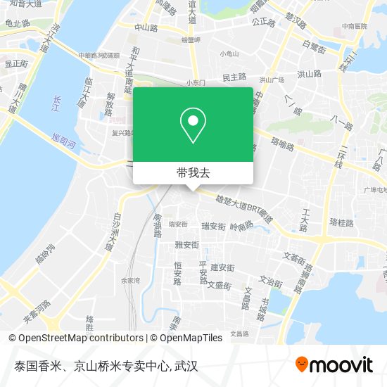 泰国香米、京山桥米专卖中心地图