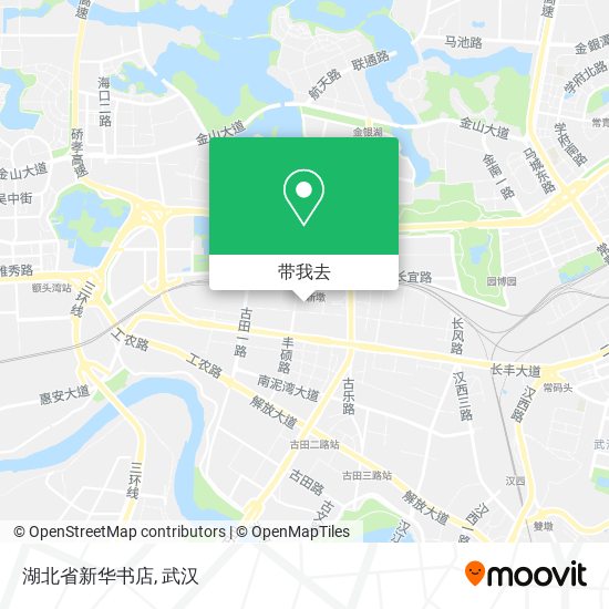 湖北省新华书店地图