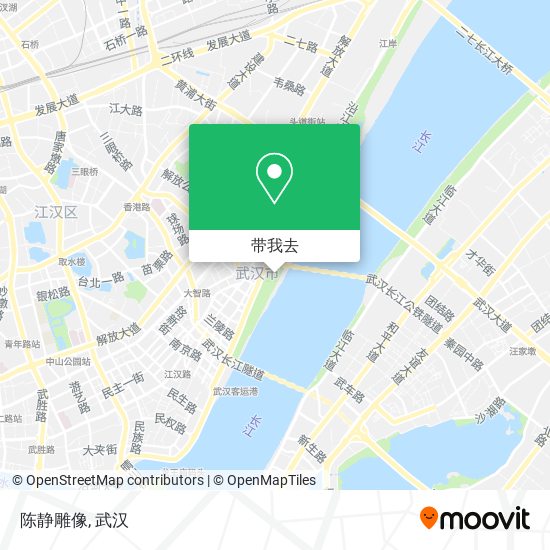 陈静雕像地图