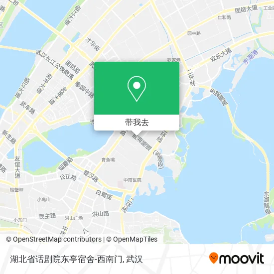 湖北省话剧院东亭宿舍-西南门地图