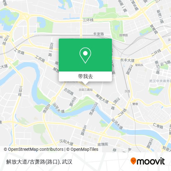 解放大道/古萧路(路口)地图