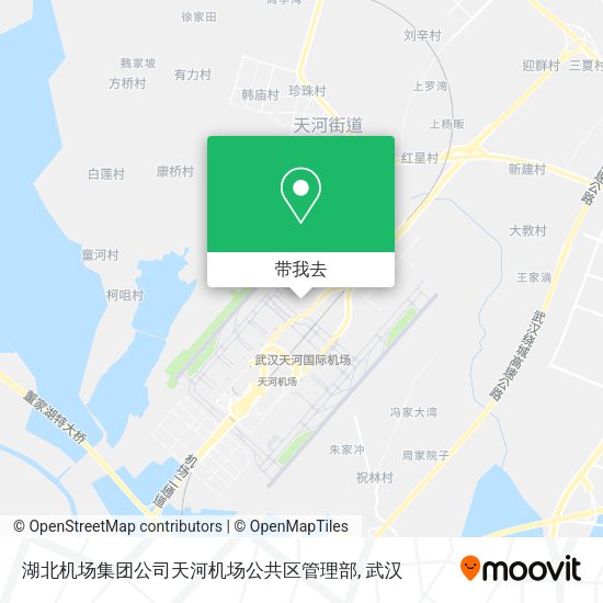 湖北机场集团公司天河机场公共区管理部地图