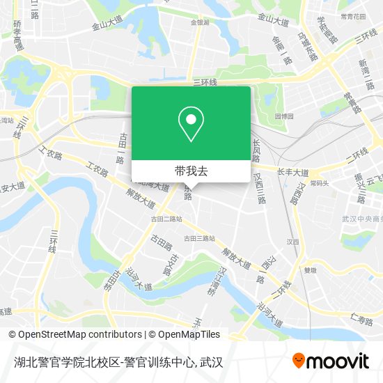 湖北警官学院北校区-警官训练中心地图
