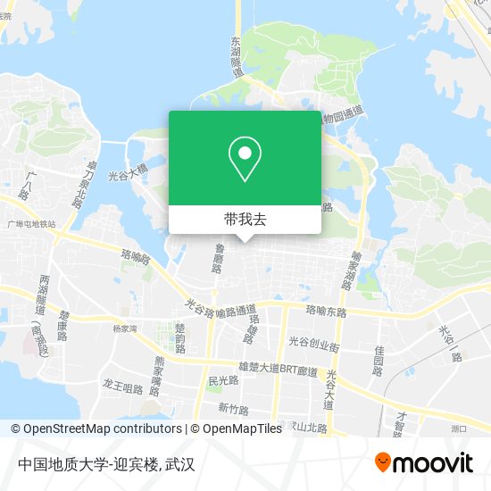 中国地质大学-迎宾楼地图
