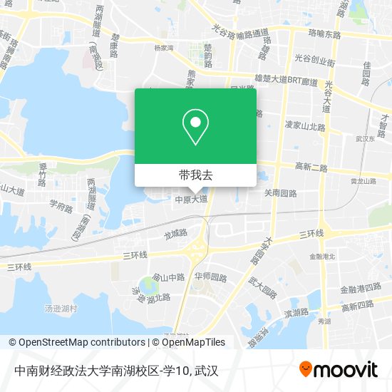 中南财经政法大学南湖校区-学10地图