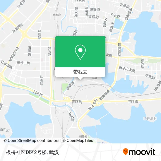 板桥社区D区2号楼地图