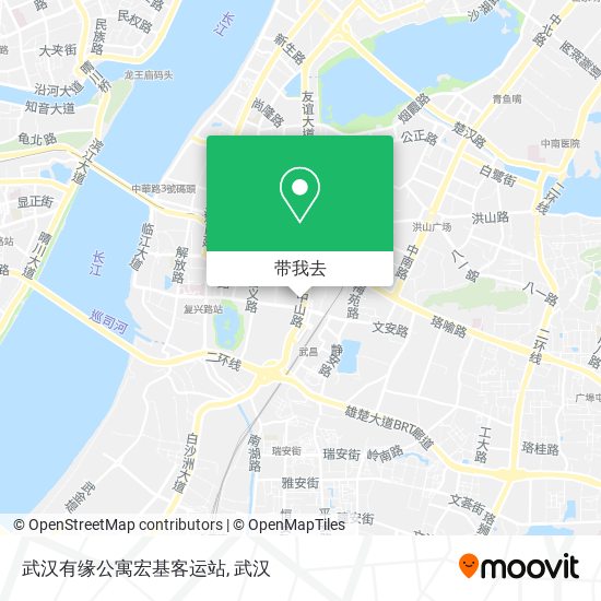 武汉有缘公寓宏基客运站地图