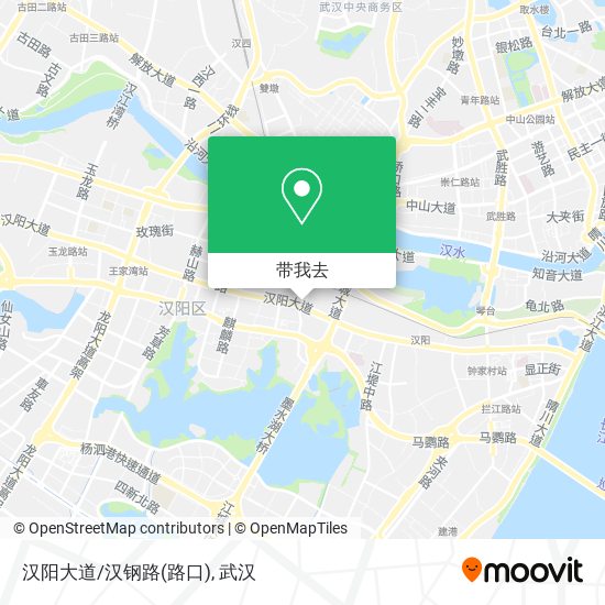 汉阳大道/汉钢路(路口)地图