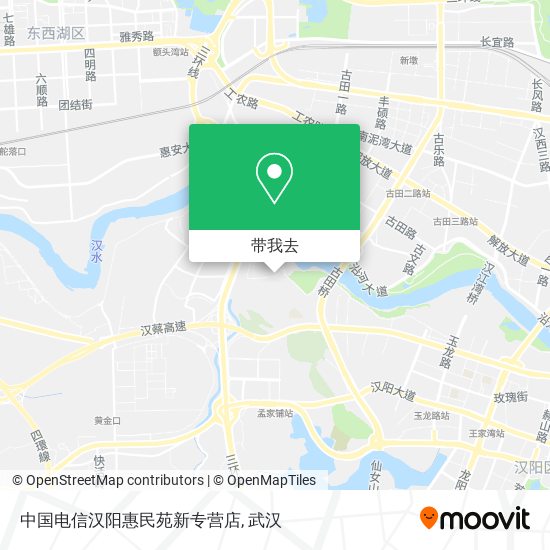 中国电信汉阳惠民苑新专营店地图