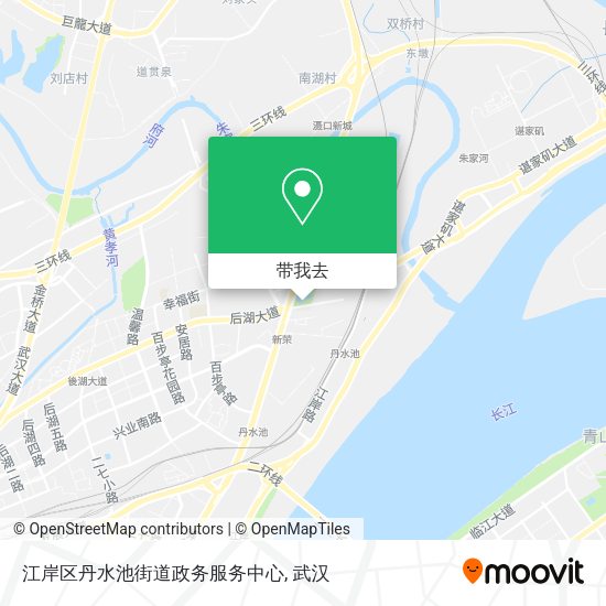 江岸区丹水池街道政务服务中心地图