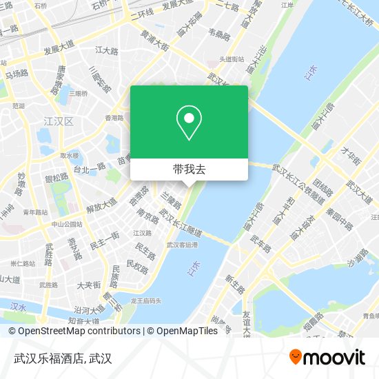 武汉乐福酒店地图