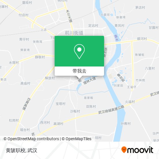 黄陂职校地图