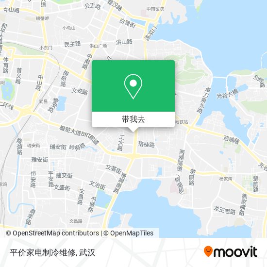 平价家电制冷维修地图