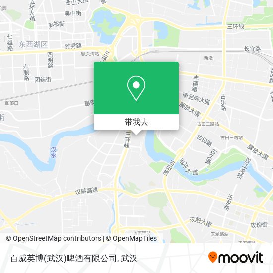 百威英博(武汉)啤酒有限公司地图