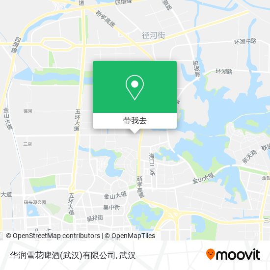 华润雪花啤酒(武汉)有限公司地图