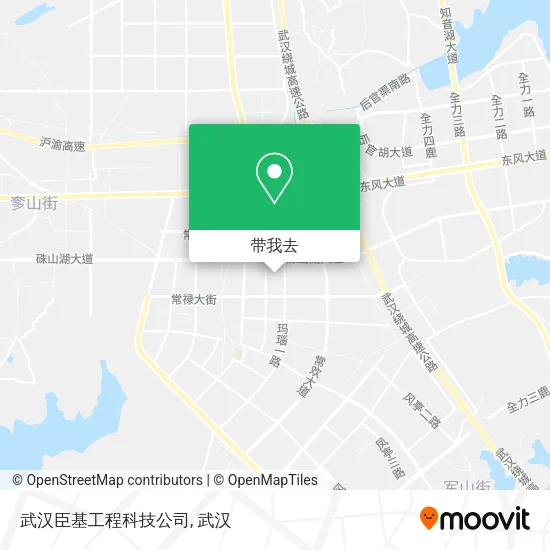 武汉臣基工程科技公司地图
