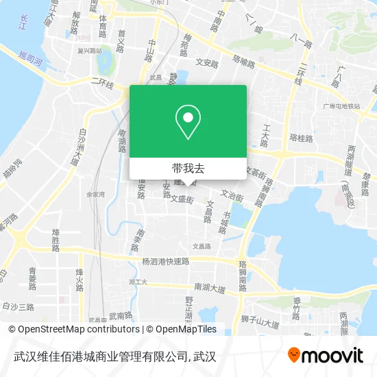 武汉维佳佰港城商业管理有限公司地图