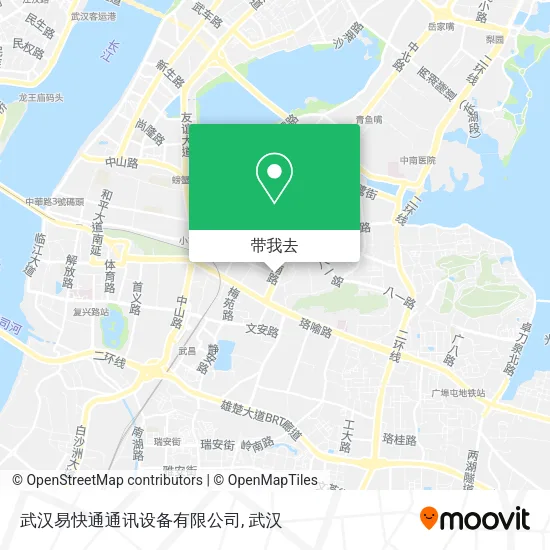 武汉易快通通讯设备有限公司地图