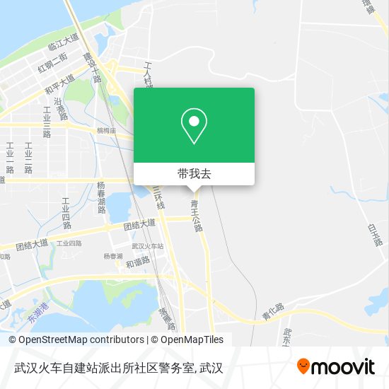 武汉火车自建站派出所社区警务室地图