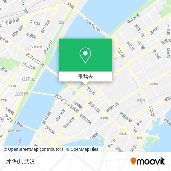 才华街地图