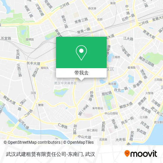 武汉武建租赁有限责任公司-东南门地图