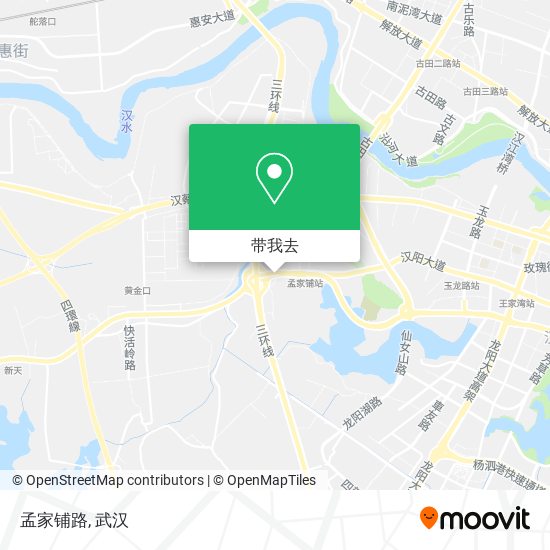 孟家铺路地图
