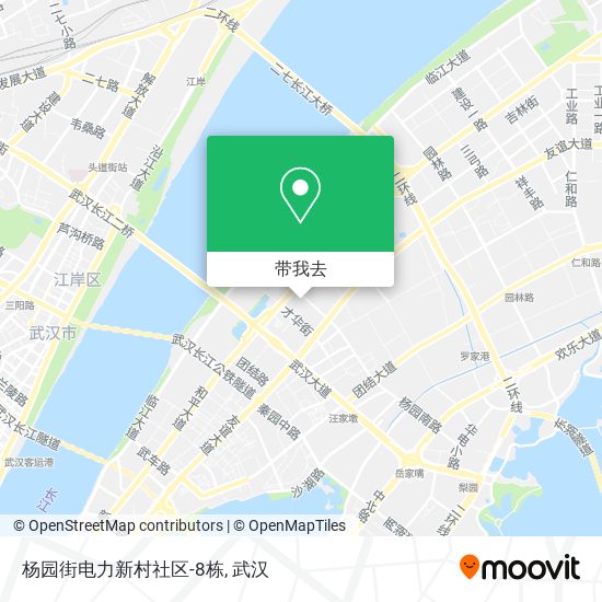 杨园街电力新村社区-8栋地图