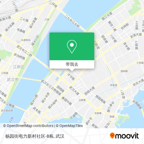 杨园街电力新村社区-8栋地图