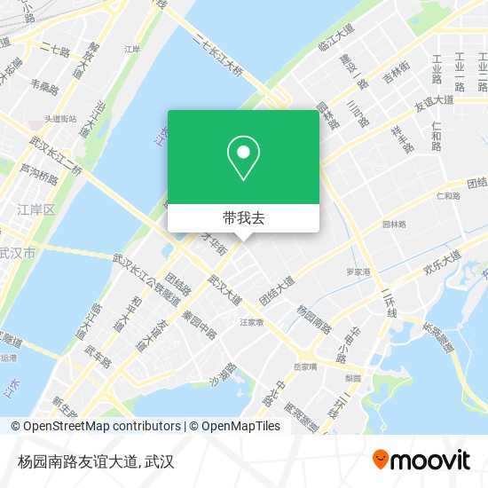 杨园南路友谊大道地图
