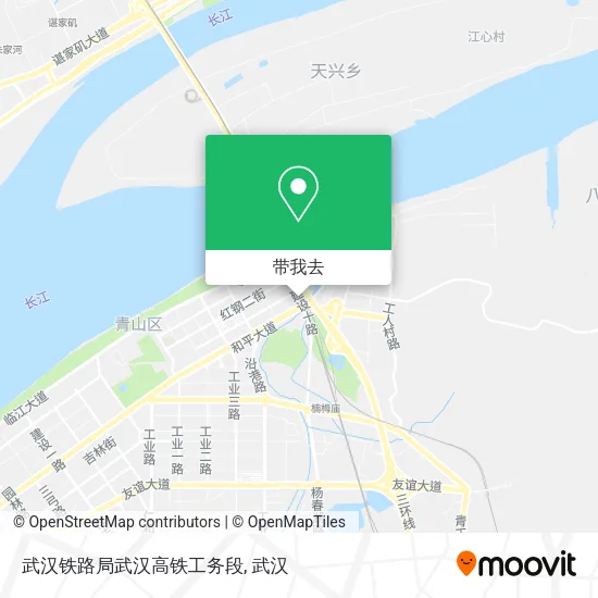 武汉铁路局武汉高铁工务段地图