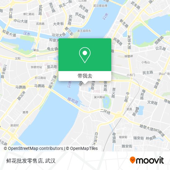 鲜花批发零售店地图