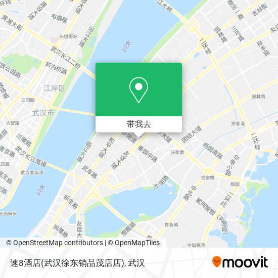 速8酒店(武汉徐东销品茂店店)地图