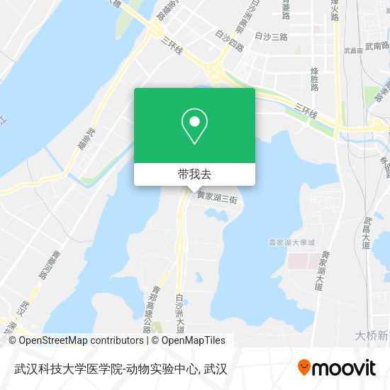 武汉科技大学医学院-动物实验中心地图
