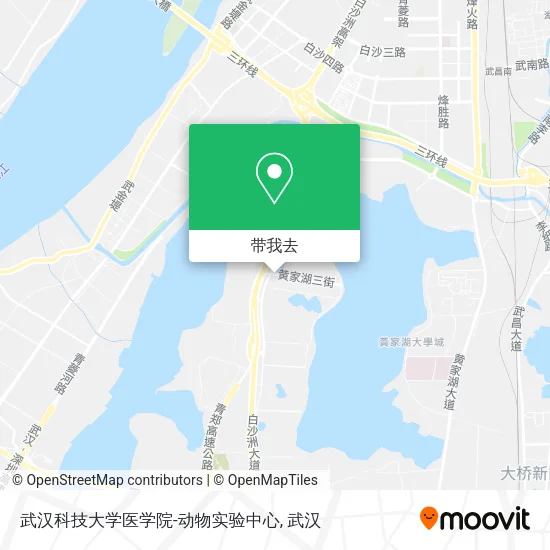 武汉科技大学医学院-动物实验中心地图
