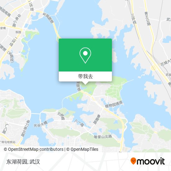 东湖荷园地图