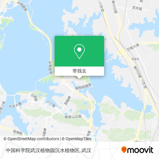 中国科学院武汉植物园沉水植物区地图