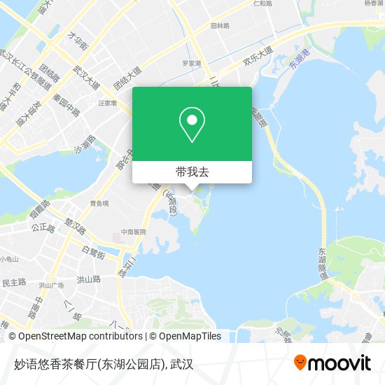 妙语悠香茶餐厅(东湖公园店)地图