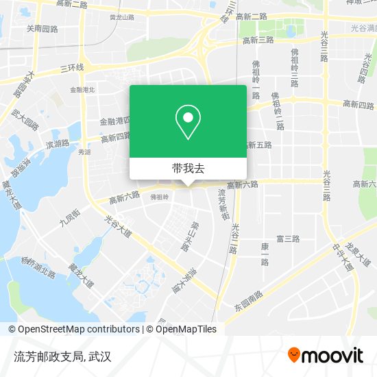 流芳邮政支局地图
