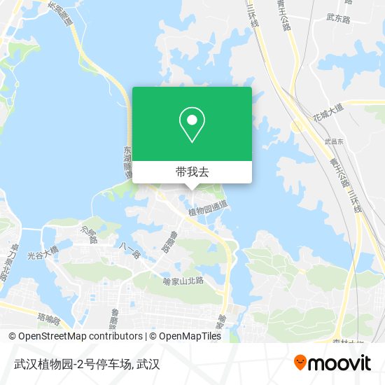 武汉植物园-2号停车场地图