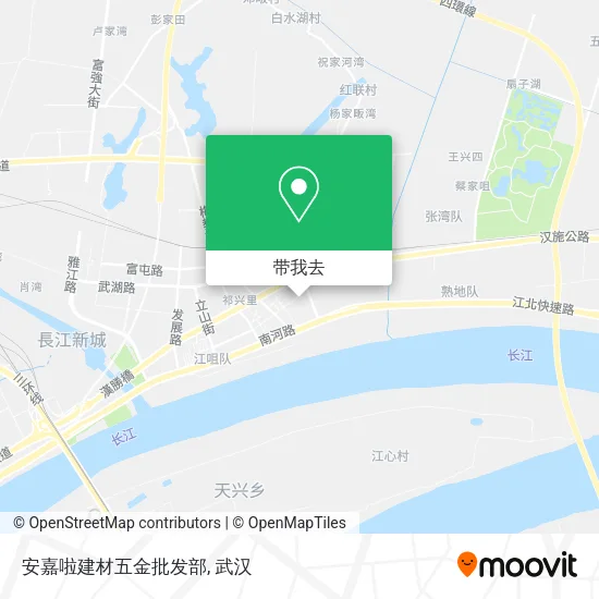 安嘉啦建材五金批发部地图