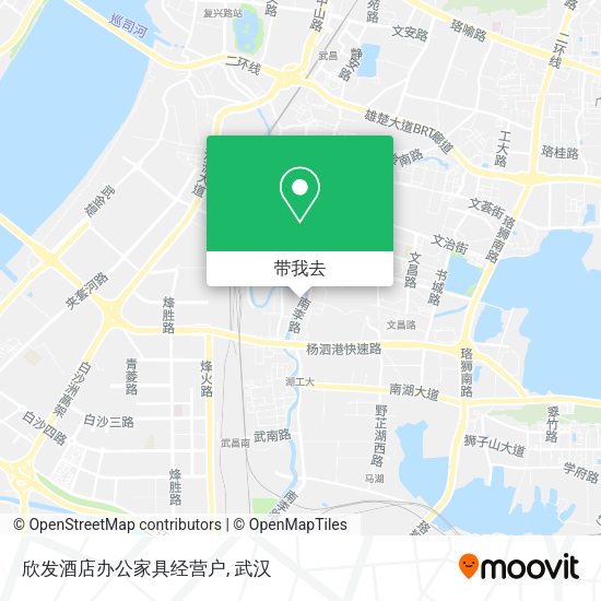 欣发酒店办公家具经营户地图