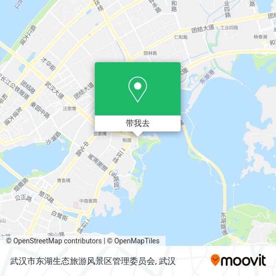 武汉市东湖生态旅游风景区管理委员会地图