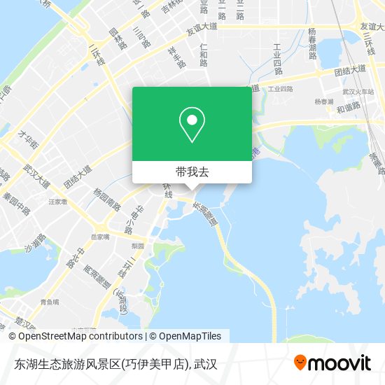 东湖生态旅游风景区(巧伊美甲店)地图