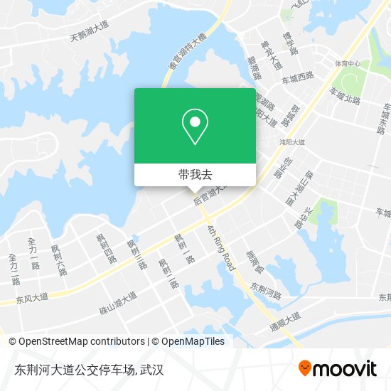 东荆河大道公交停车场地图