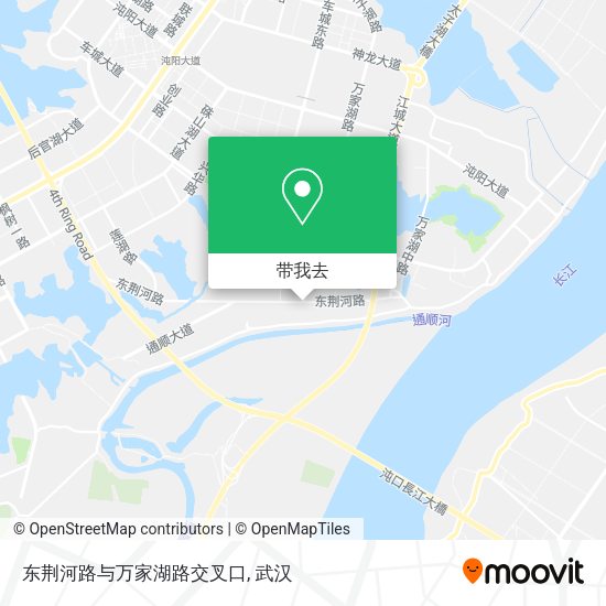 东荆河路与万家湖路交叉口地图
