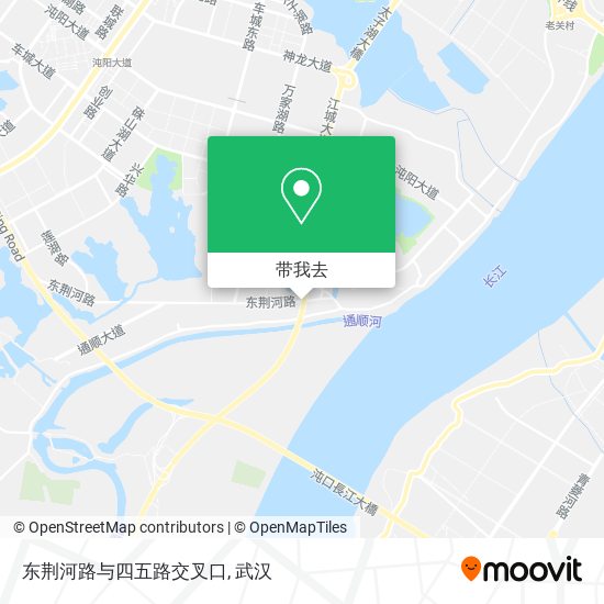 东荆河路与四五路交叉口地图