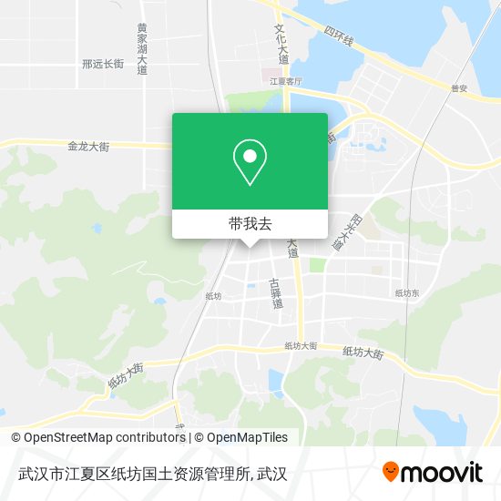 武汉市江夏区纸坊国土资源管理所地图
