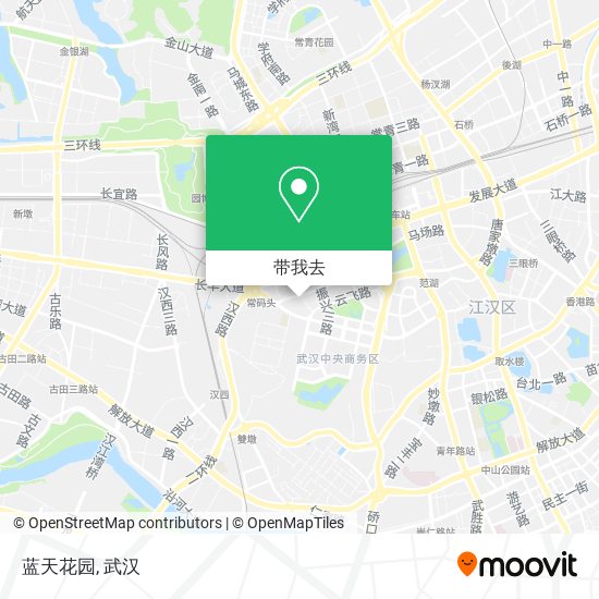 蓝天花园地图